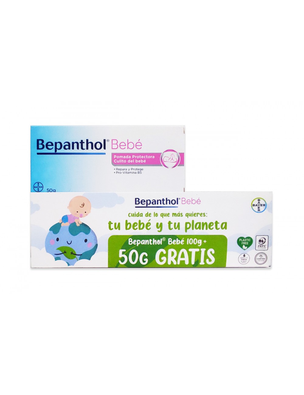 Bepanthol pomada protectora bebe duplo 2x100g - Farmacia en Casa Online